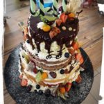 naked cake Geburtstagstorte