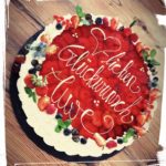 Erdbeer-Joghurttorte zum Geburtstag