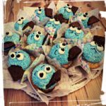 kleine Krümelmonster Cup-Cakes