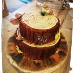 Motivtorte Baumstämme