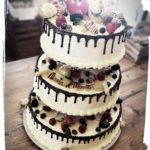 Hochzeitstorte mit Smartiesbrautpaar