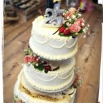 Hochzeitstorte auf Etagere