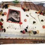 viereckige Geburtstagstorte zum 80.