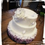 Hochzeitstorte in Blütenoptik - 2