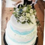 3 stöckige Hochzeitstorte