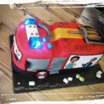 Feuerwehr Sam mit Blaulicht und Sirene
