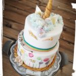 2-stöckige Einhorntorte