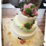 3-stöckige Hochzeittorte