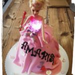 Barbie Torte mit Beleuchtung