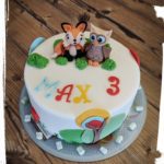 Motivtorte Fuchs und Uhu